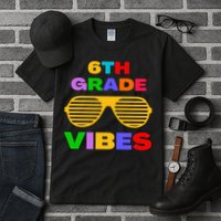 Sixth Grade Vibes First Day Of 6th Grade Kids Back To School Tall T-Shirt