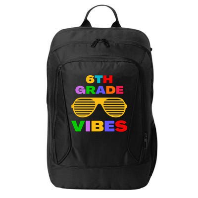 Sixth Grade Vibes First Day Of 6th Grade Kids Back To School City Backpack