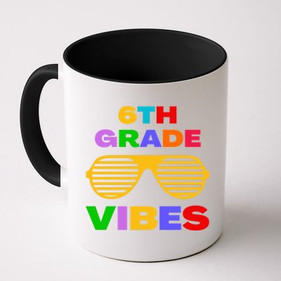 Sixth Grade Vibes First Day Of 6th Grade Kids Back To School Mug