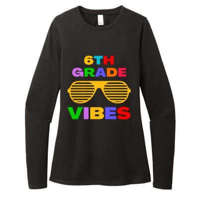 Sixth Grade Vibes First Day Of 6th Grade Kids Back To School Womens CVC Long Sleeve Shirt