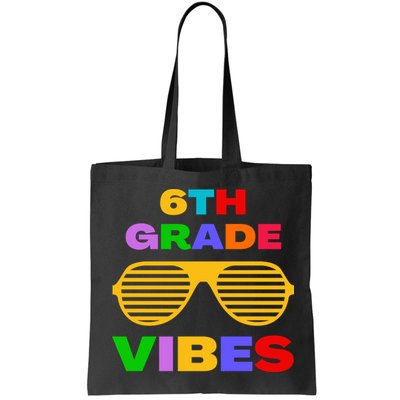 Sixth Grade Vibes First Day Of 6th Grade Kids Back To School Bag