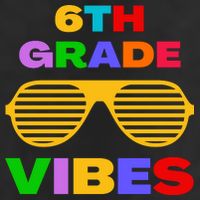Sixth Grade Vibes First Day Of 6th Grade Kids Back To School Large Microfiber Waffle Golf Towel