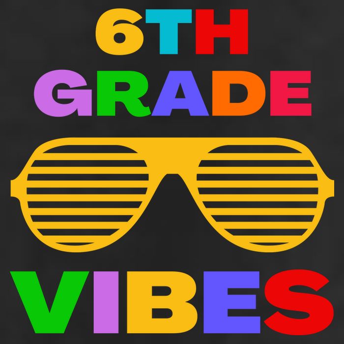 Sixth Grade Vibes First Day Of 6th Grade Kids Back To School Large Microfiber Waffle Golf Towel