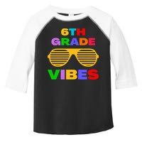Sixth Grade Vibes First Day Of 6th Grade Kids Back To School Toddler Fine Jersey T-Shirt