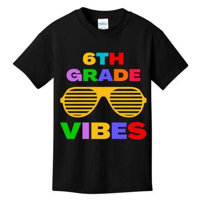 Sixth Grade Vibes First Day Of 6th Grade Kids Back To School Kids T-Shirt