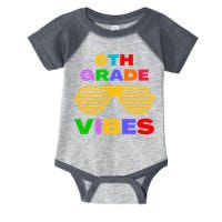 Sixth Grade Vibes First Day Of 6th Grade Kids Back To School Infant Baby Jersey Bodysuit