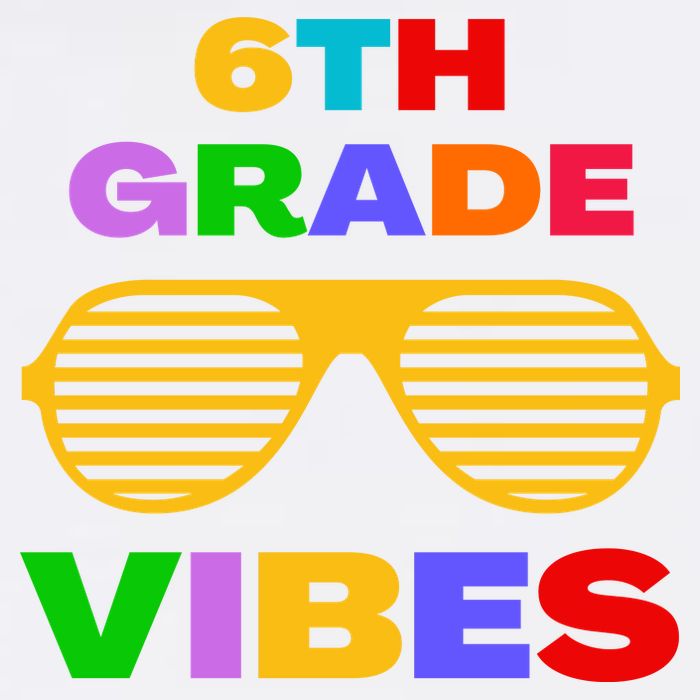 Sixth Grade Vibes First Day Of 6th Grade Kids Back To School Garment-Dyed Sweatshirt