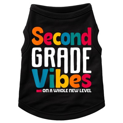 Second Grade Vibes Vintage 1st Day Of School Team 2nd Grade Doggie Tank