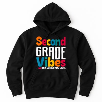 Second Grade Vibes Vintage 1st Day Of School Team 2nd Grade Hoodie