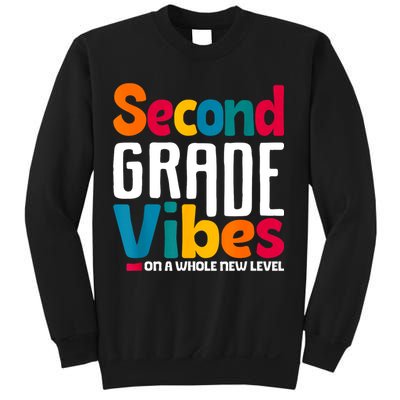 Second Grade Vibes Vintage 1st Day Of School Team 2nd Grade Sweatshirt