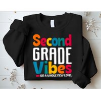 Second Grade Vibes Vintage 1st Day Of School Team 2nd Grade Sweatshirt