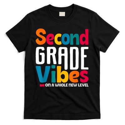 Second Grade Vibes Vintage 1st Day Of School Team 2nd Grade T-Shirt