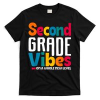 Second Grade Vibes Vintage 1st Day Of School Team 2nd Grade T-Shirt