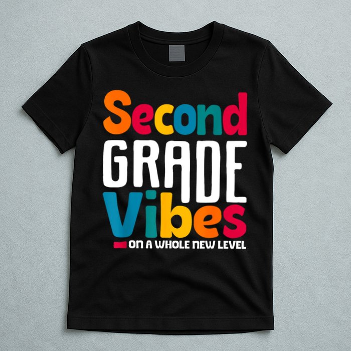 Second Grade Vibes Vintage 1st Day Of School Team 2nd Grade T-Shirt