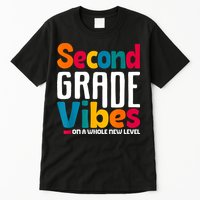 Second Grade Vibes Vintage 1st Day Of School Team 2nd Grade Tall T-Shirt