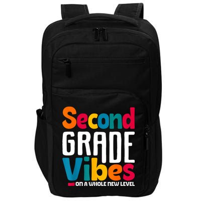 Second Grade Vibes Vintage 1st Day Of School Team 2nd Grade Impact Tech Backpack