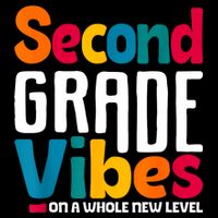 Second Grade Vibes Vintage 1st Day Of School Team 2nd Grade Button