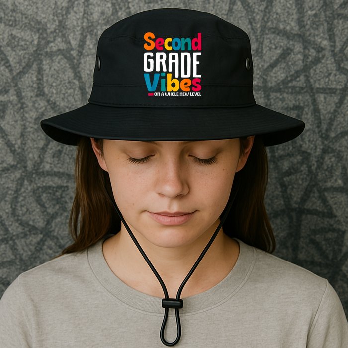 Second Grade Vibes Vintage 1st Day Of School Team 2nd Grade Bucket Hat