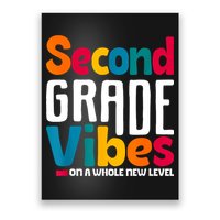 Second Grade Vibes Vintage 1st Day Of School Team 2nd Grade Poster