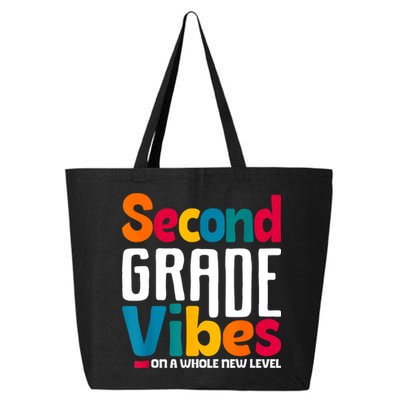 Second Grade Vibes Vintage 1st Day Of School Team 2nd Grade 25L Jumbo Tote