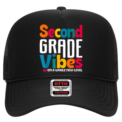 Second Grade Vibes Vintage 1st Day Of School Team 2nd Grade Trucker Hat