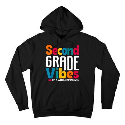Second Grade Vibes Vintage 1st Day Of School Team 2nd Grade Tall Hoodie