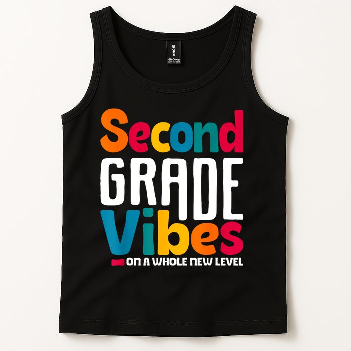 Second Grade Vibes Vintage 1st Day Of School Team 2nd Grade Tank Top