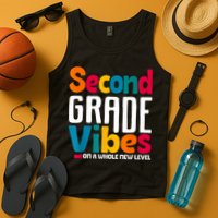 Second Grade Vibes Vintage 1st Day Of School Team 2nd Grade Tank Top