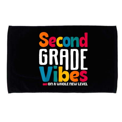 Second Grade Vibes Vintage 1st Day Of School Team 2nd Grade Microfiber Hand Towel