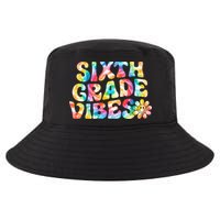 Sixth Grade Vibes 6th Grade Team Retro Back To School Cool Comfort Performance Bucket Hat