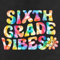 Sixth Grade Vibes 6th Grade Team Retro Back To School 7 Panel Mesh Trucker Snapback Hat