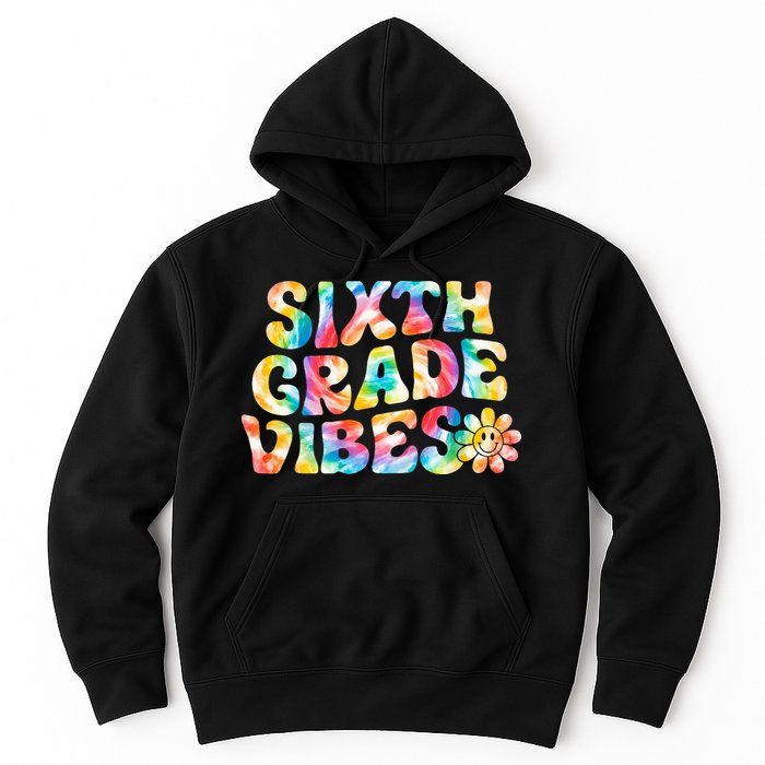 Sixth Grade Vibes 6th Grade Team Retro Back To School Hoodie