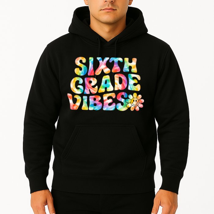 Sixth Grade Vibes 6th Grade Team Retro Back To School Hoodie