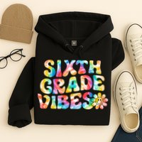 Sixth Grade Vibes 6th Grade Team Retro Back To School Hoodie