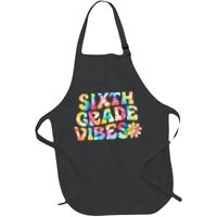 Sixth Grade Vibes 6th Grade Team Retro Back To School Apron