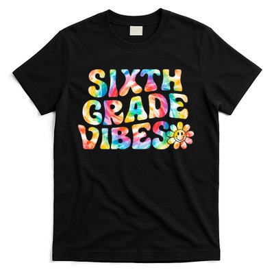 Sixth Grade Vibes 6th Grade Team Retro Back To School T-Shirt