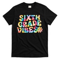 Sixth Grade Vibes 6th Grade Team Retro Back To School T-Shirt