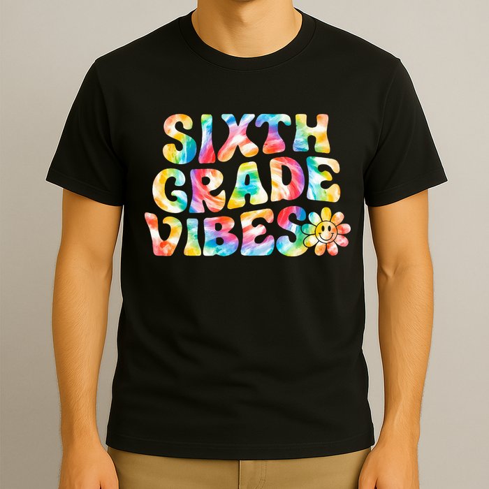 Sixth Grade Vibes 6th Grade Team Retro Back To School T-Shirt