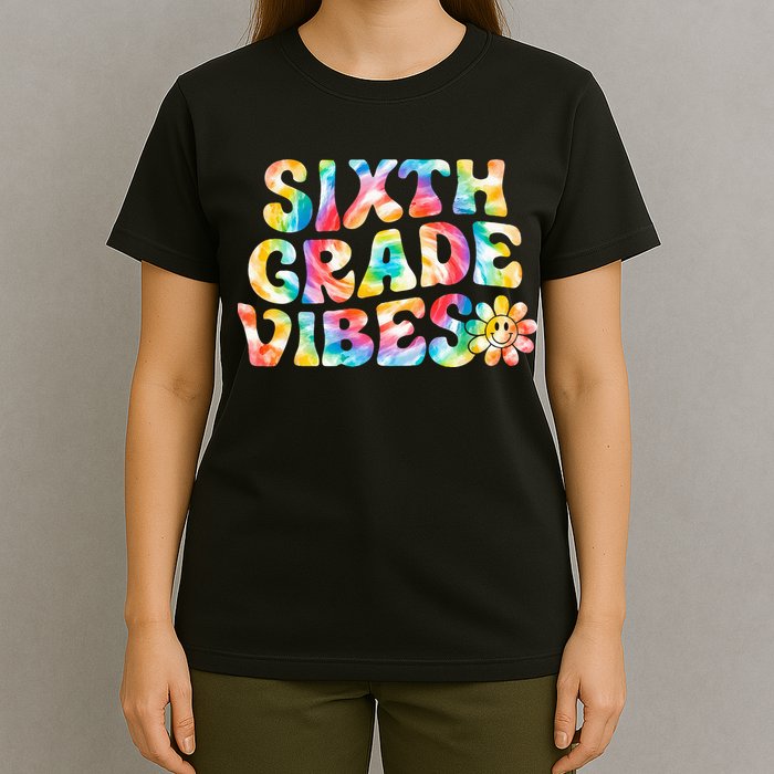 Sixth Grade Vibes 6th Grade Team Retro Back To School T-Shirt
