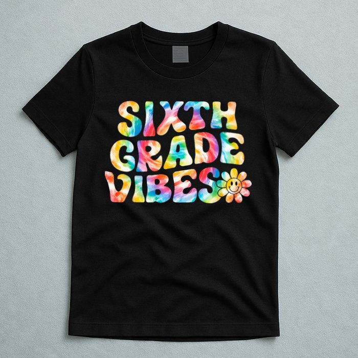 Sixth Grade Vibes 6th Grade Team Retro Back To School T-Shirt