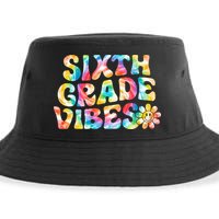 Sixth Grade Vibes 6th Grade Team Retro Back To School Sustainable Bucket Hat