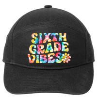 Sixth Grade Vibes 6th Grade Team Retro Back To School 7-Panel Snapback Hat