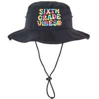 Sixth Grade Vibes 6th Grade Team Retro Back To School Bucket Hat