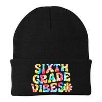 Sixth Grade Vibes 6th Grade Team Retro Back To School Beanie