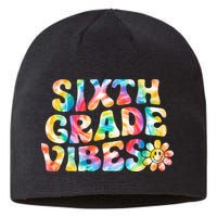 Sixth Grade Vibes 6th Grade Team Retro Back To School Sustainable Beanie