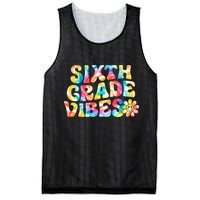 Sixth Grade Vibes 6th Grade Team Retro Back To School Mesh Reversible Basketball Jersey Tank