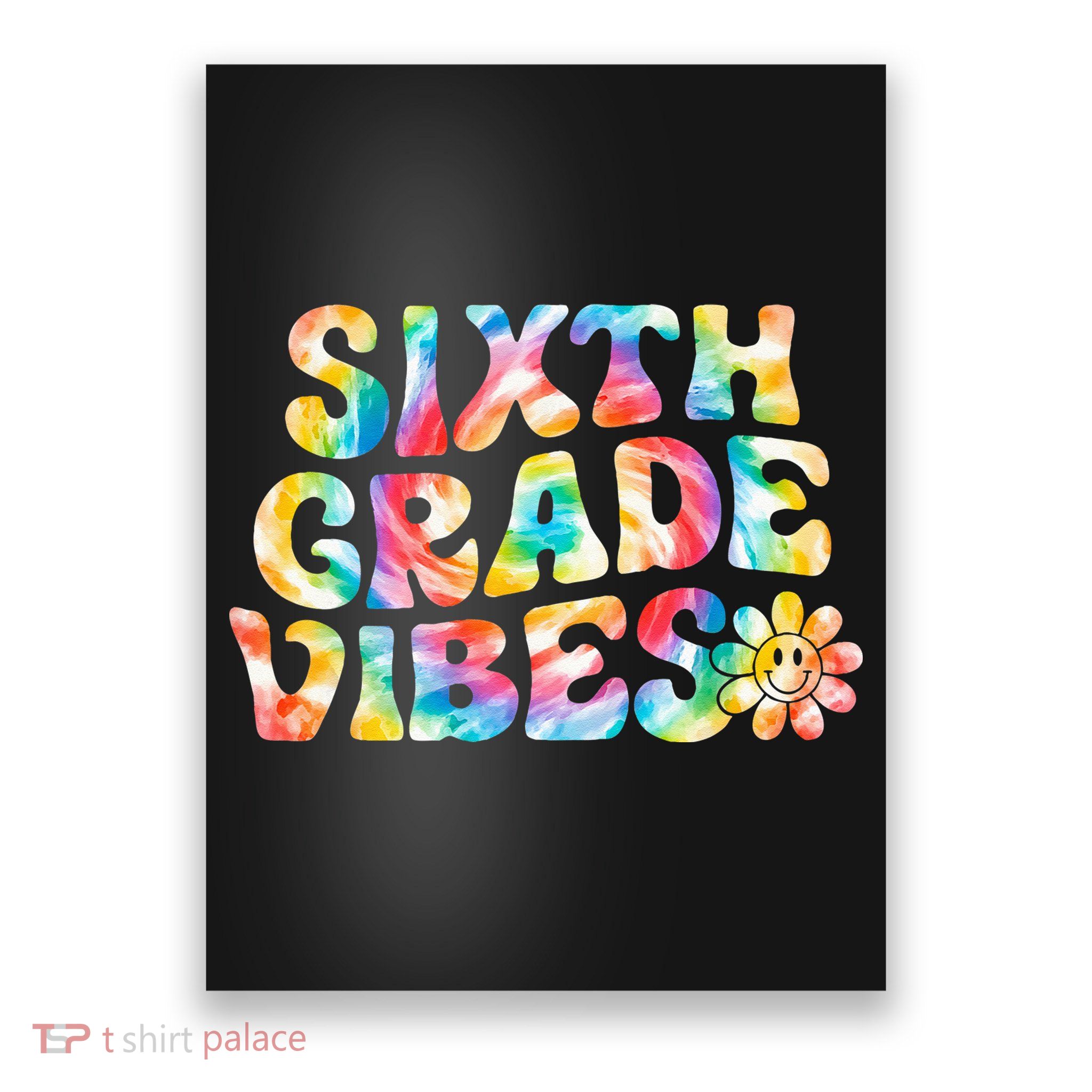 Sixth Grade Vibes 6th Grade Team Retro Back To School Poster