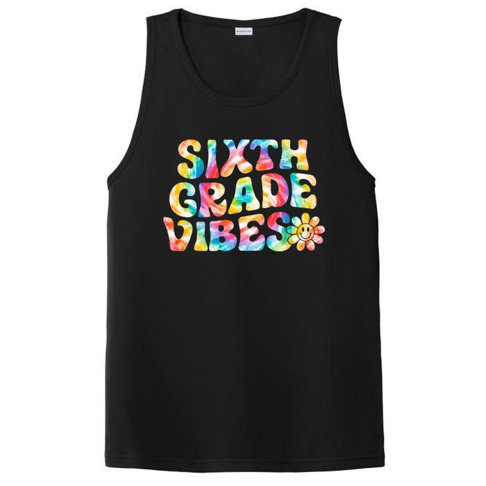 Sixth Grade Vibes 6th Grade Team Retro Back To School PosiCharge Competitor Tank