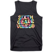 Sixth Grade Vibes 6th Grade Team Retro Back To School Tank Top