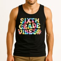 Sixth Grade Vibes 6th Grade Team Retro Back To School Tank Top